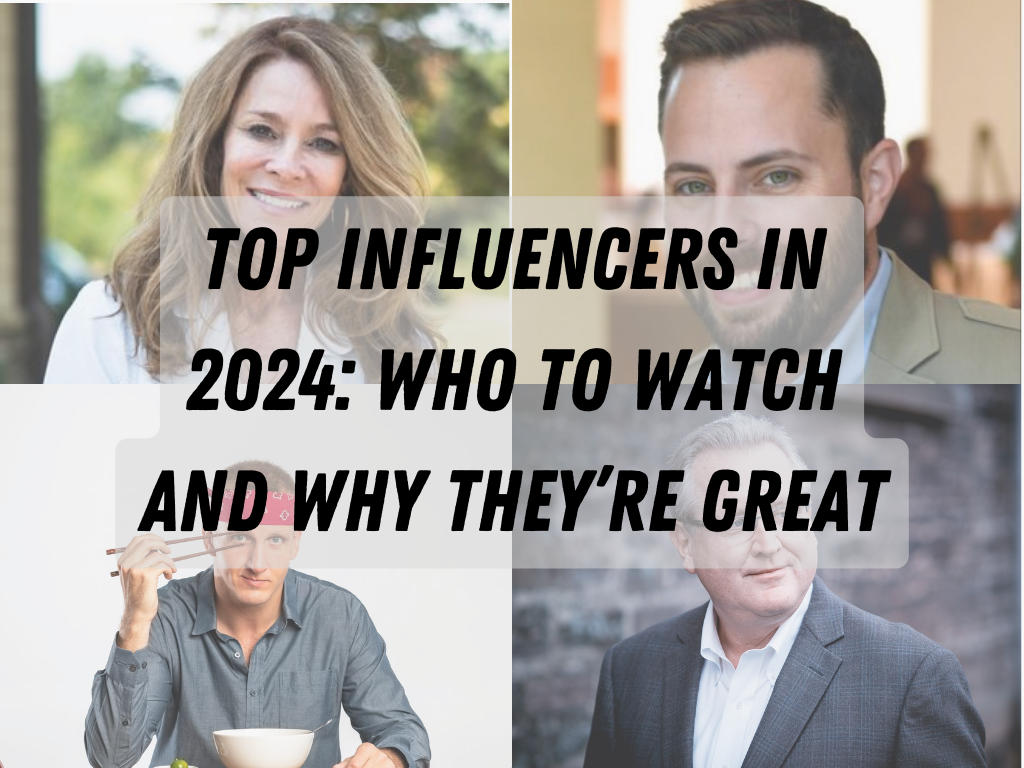 Top 5 Influencers of 2024 - You Should Follow